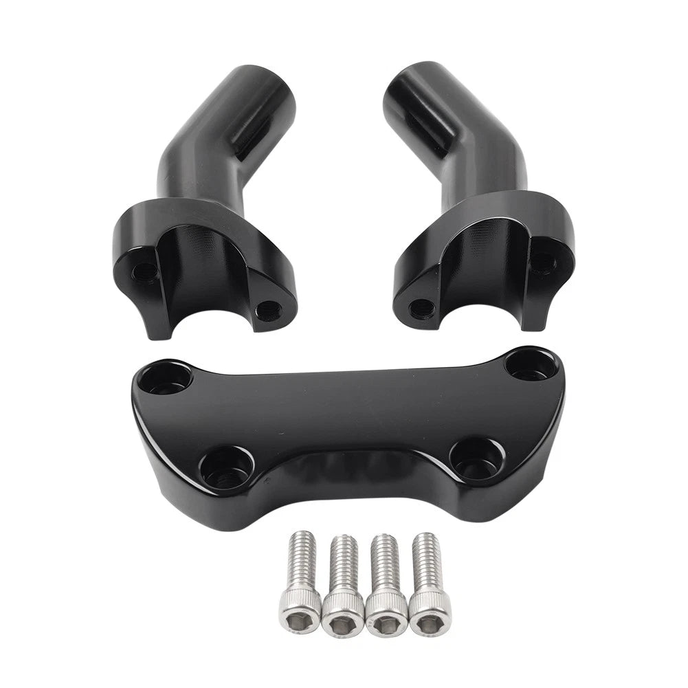 4" Tall Pullback Handlebar Riser for Harley Tour Super Road Glide Dyna