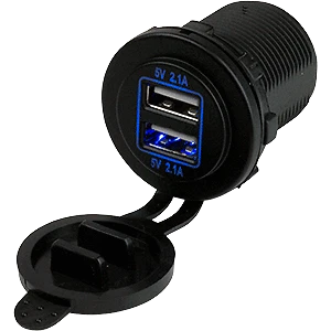 Dual USB Power Socket for Sea-Dog (426515-1)