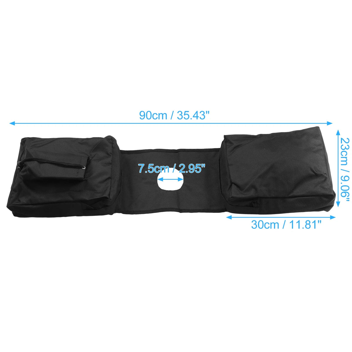 Tank Saddle Storage Bag for Polaris Sportsman 450 570 850 Black (OEM)