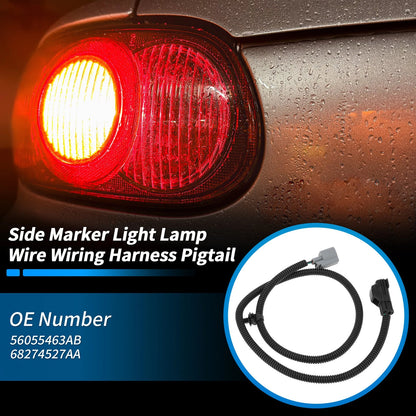 Side Marker Light Wiring Harness No.56055463AB for Jeep Wrangler (2007–2018)