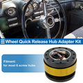 Steering Wheel Quick Release Hub Adapter for Universal 12 Hole Wheels