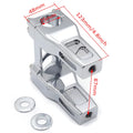 Chrome Carved 4" Riser 1" Handlebar Clamp for Harley Dyna (2006–2023)
