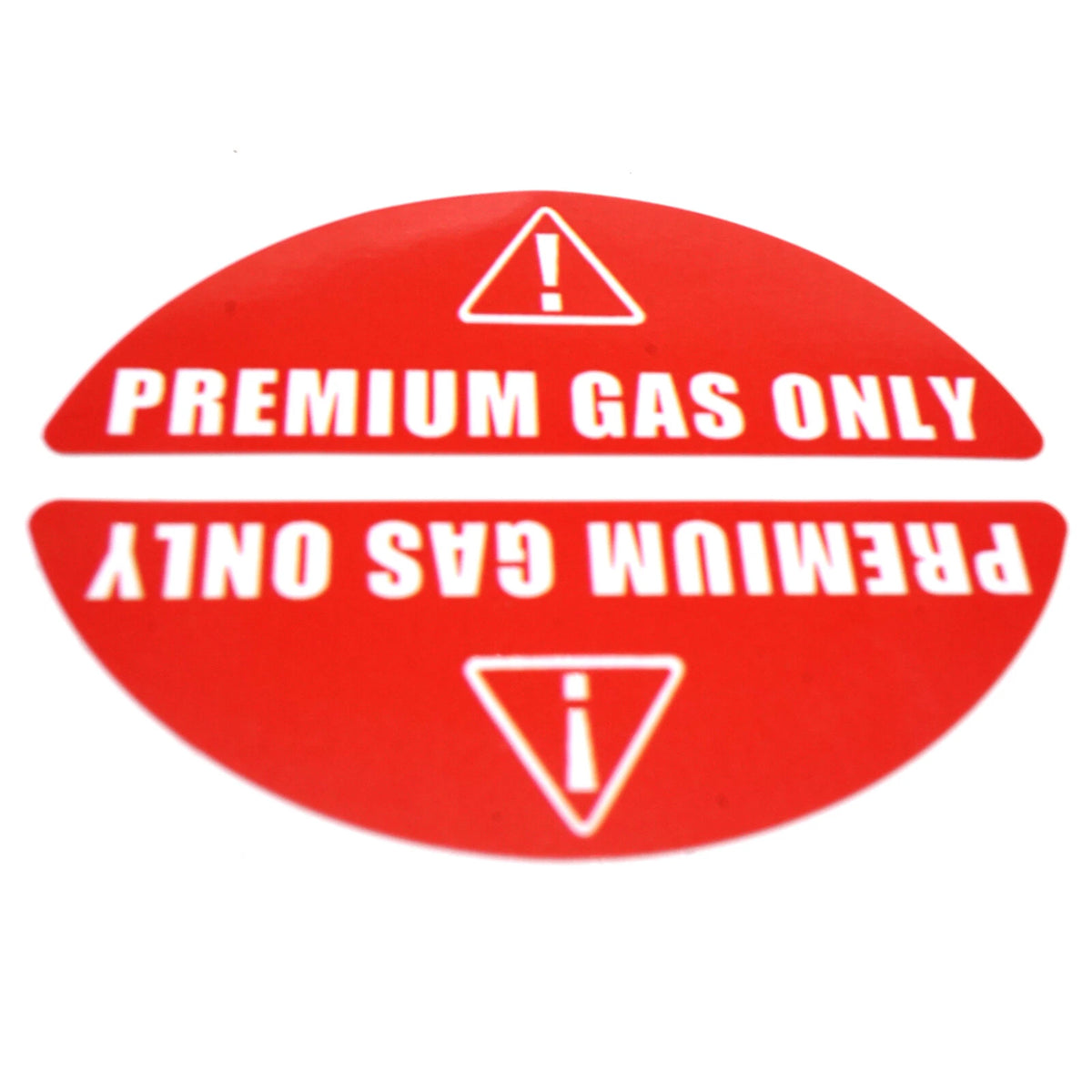 16 Pairs Gas Only Stickers for High Performance Engines & Gas Cans
