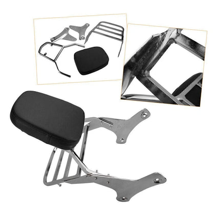 Sissy Bar Backrest with Luggage Rack for Honda Shadow VT750 C2 / VT400 (1997–2003)