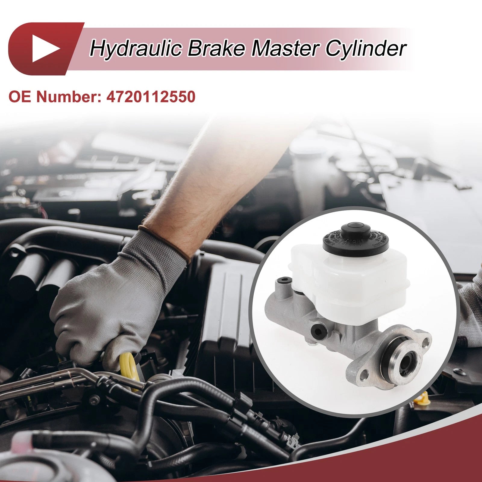 Brake Master Cylinder Replacement With Reservoir for Toyota Corolla (1998–2007)