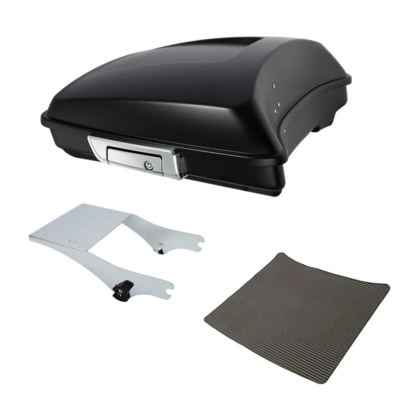 Matte Black Razor Trunk Mount Rack for Harley Electra Glide (1997–2008)