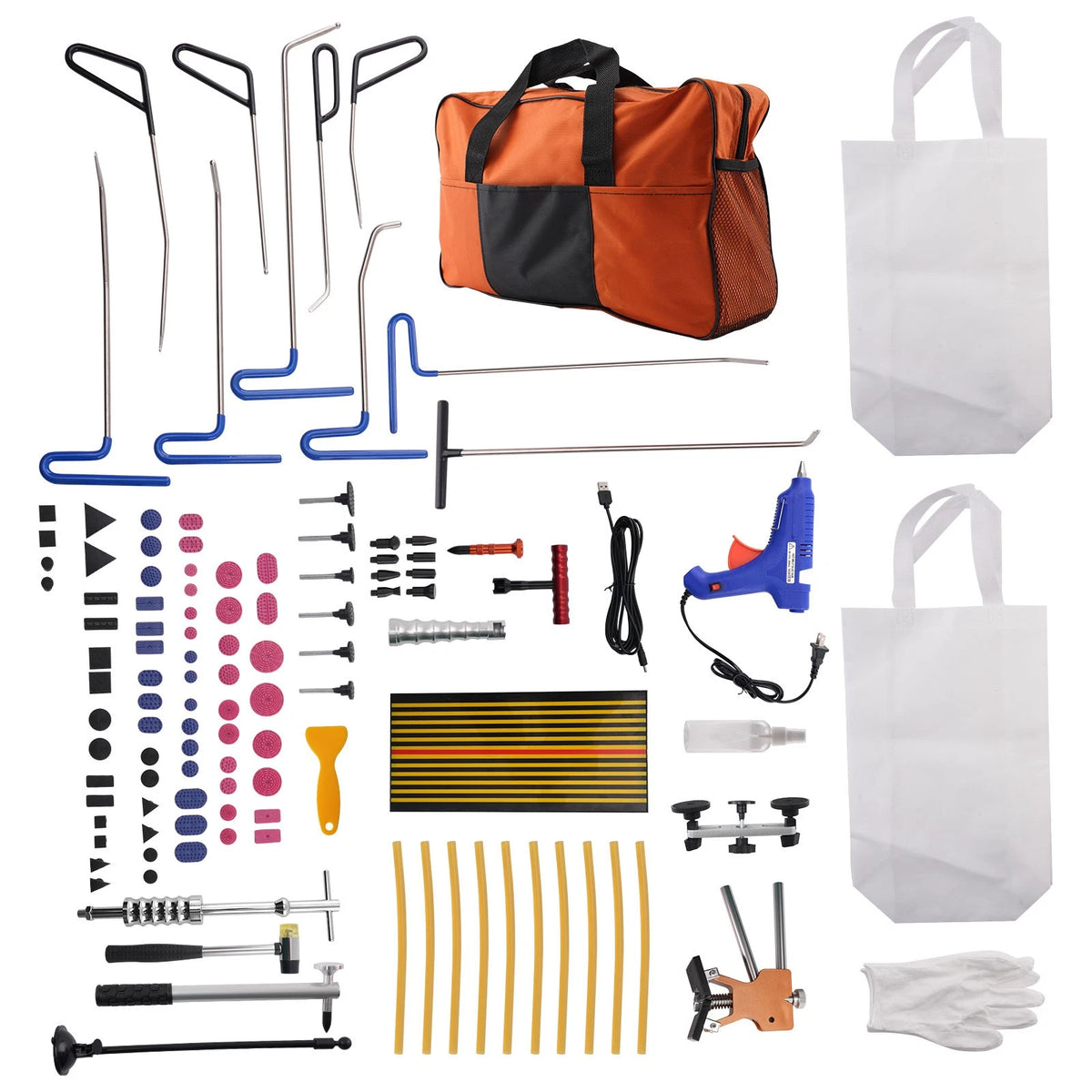 89pcs Paintless Dent Removal Rods Tool Kit for Automotive Repair