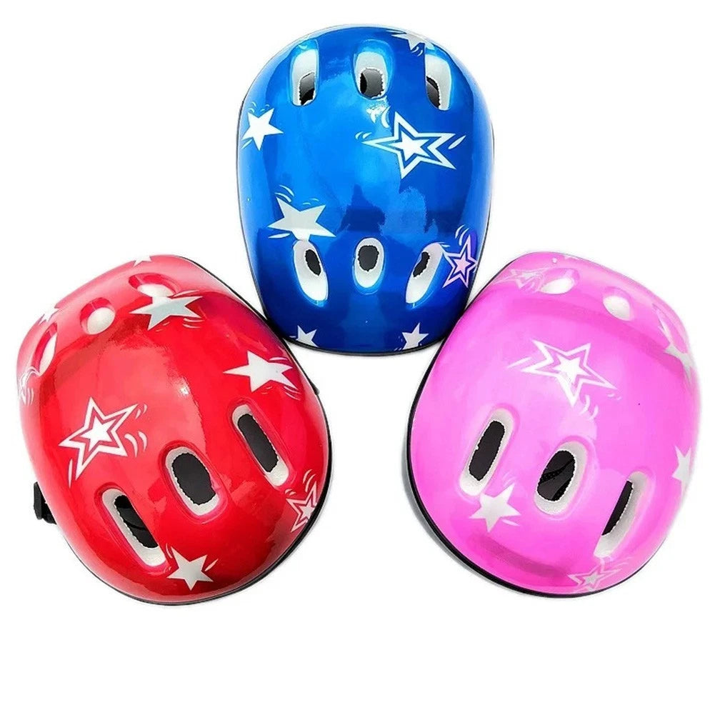 7-in-1 Kids Helmet and Knee Elbow Wrist Pads for Ages 5-16