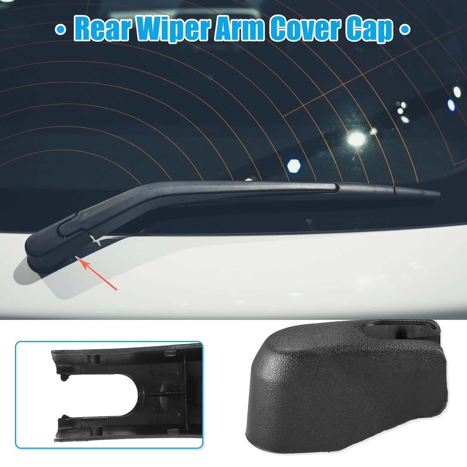 Rear Windshield Wiper Arm Nut Cover Cap for Mazda CX-7 (2007–2012)