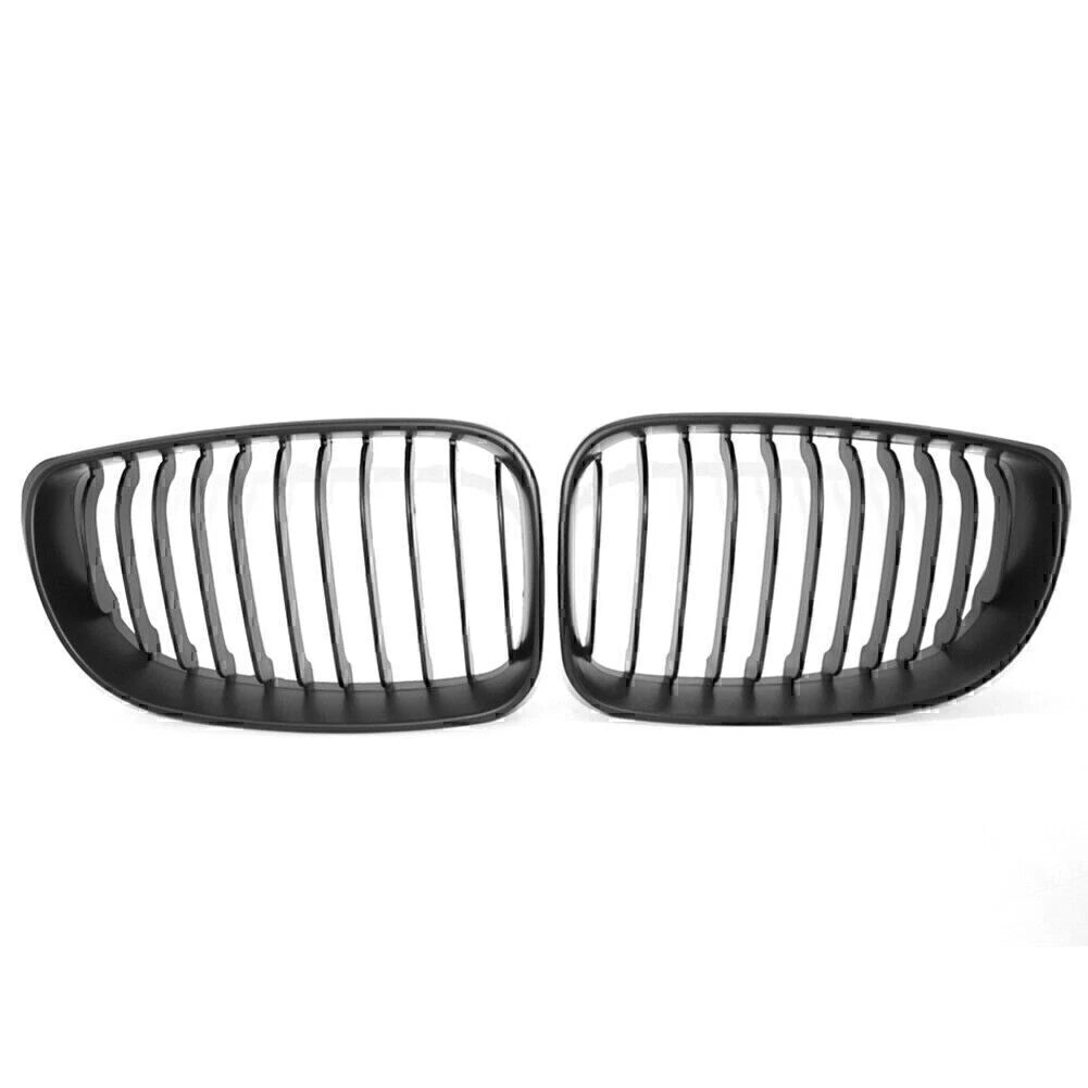 Front Kidney Grille for BMW 1 Series E81 E82 E87 E88 (2007–2013) Matte Black