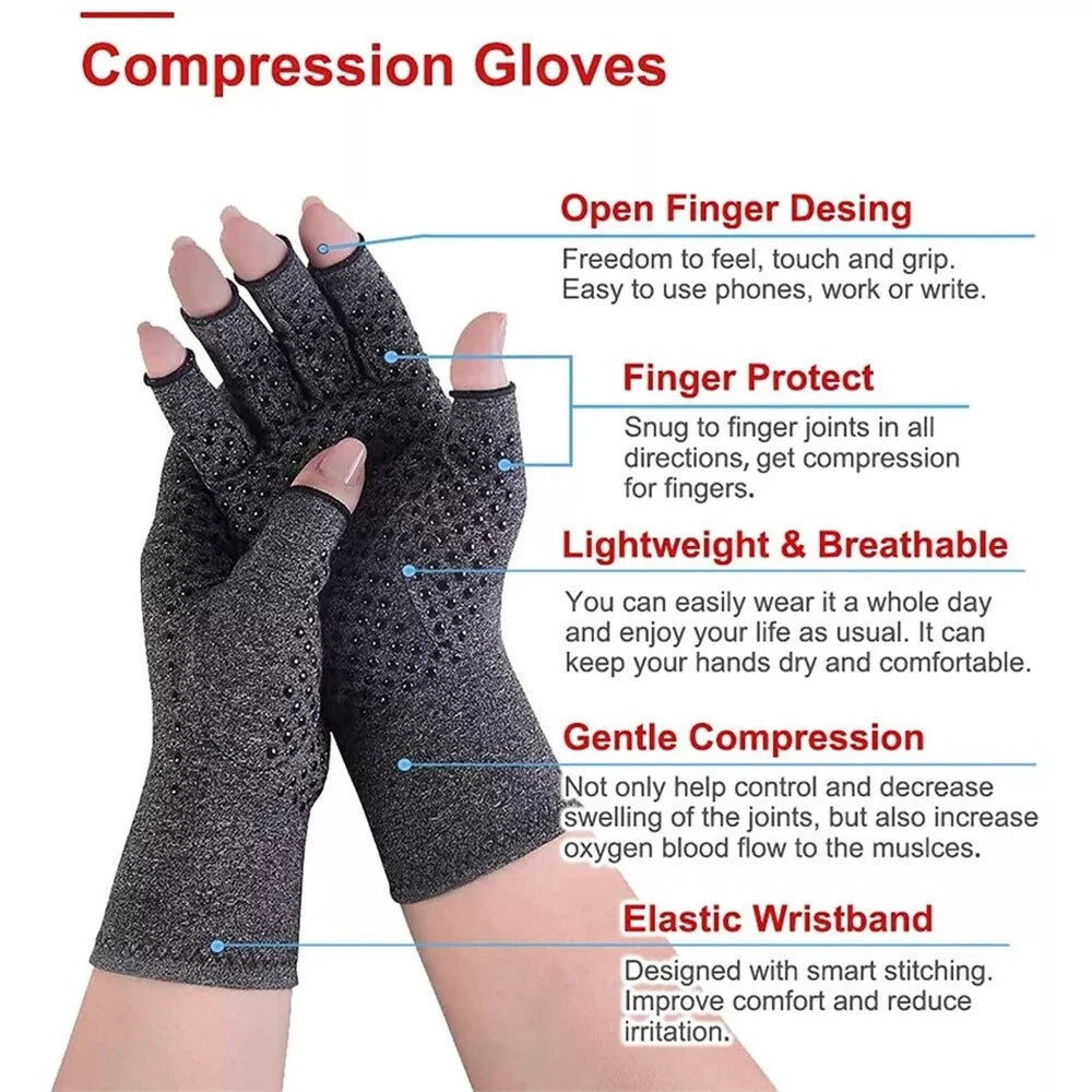 Compression Gloves for Arthritis Pain Relief (Universal Fit)