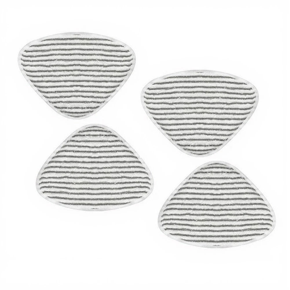 Set of 4 Triangular Microfiber Pads for Steam Plus (Compatible)
