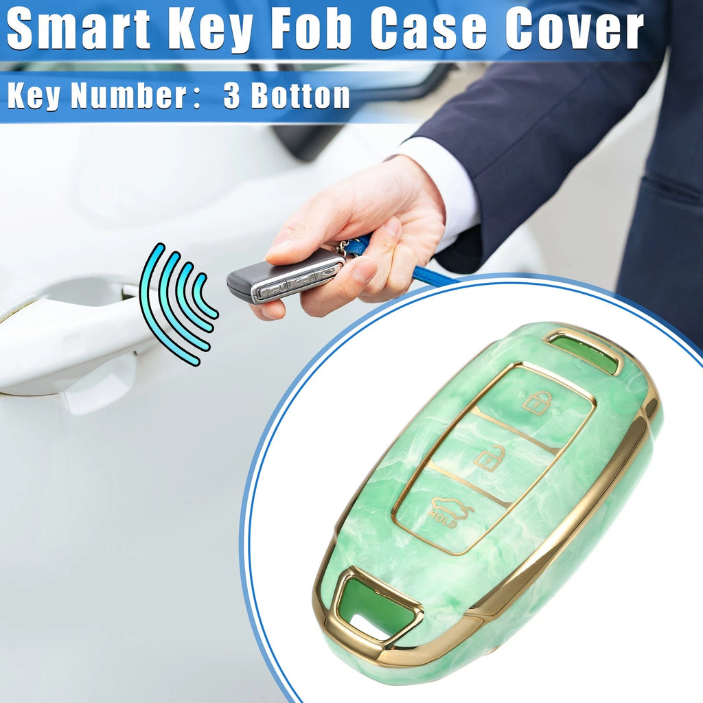 Key Fob Cover Replacement for Hyundai Accent Tucson 3 Button (2005–2015)