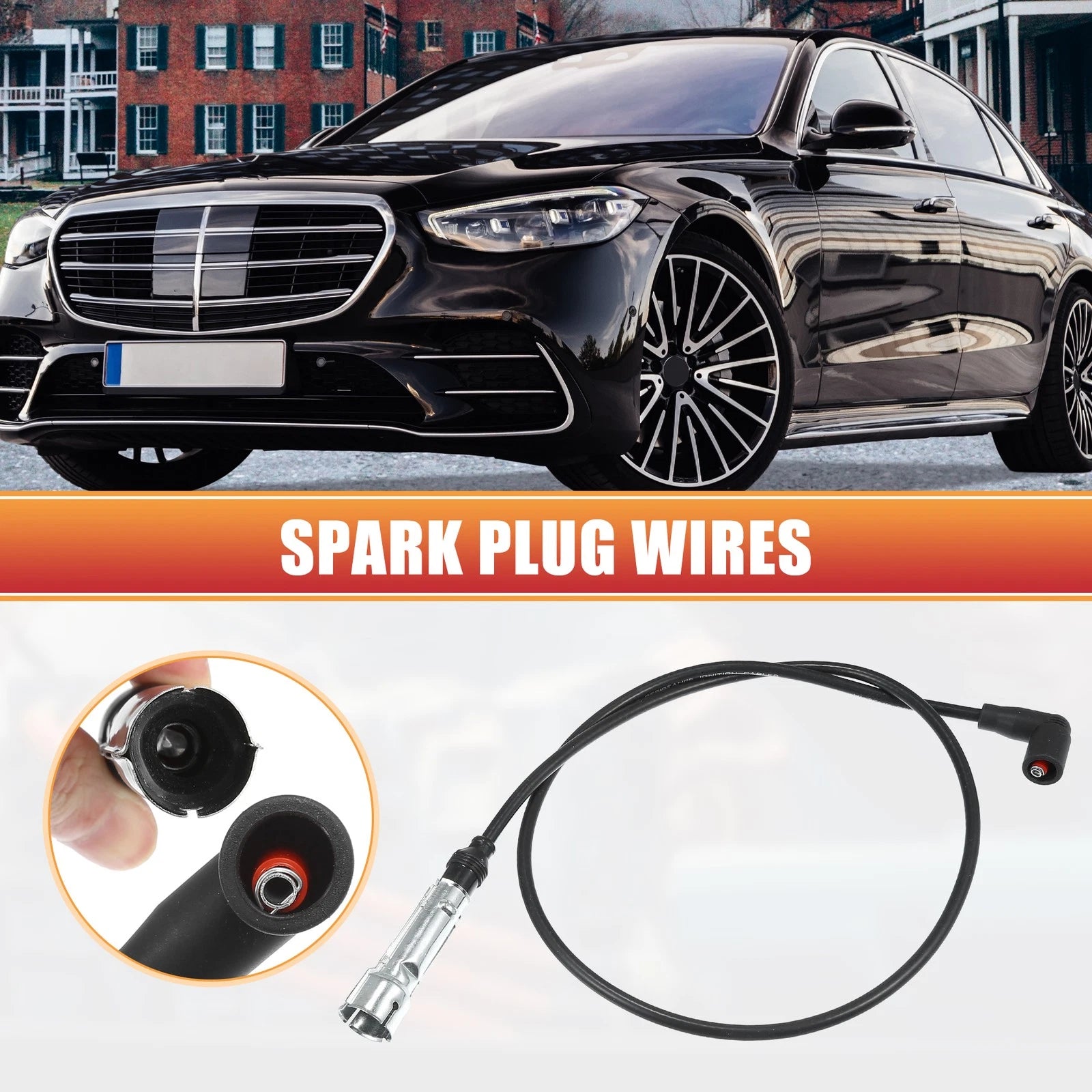 Spark Plug Wire Ignition Coil Cable Set for Mercedes-Benz S-Class (2002–2013)