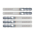 5 Pcs 2" Carbide End Mill 3/16" 4 Flute for Various Applications