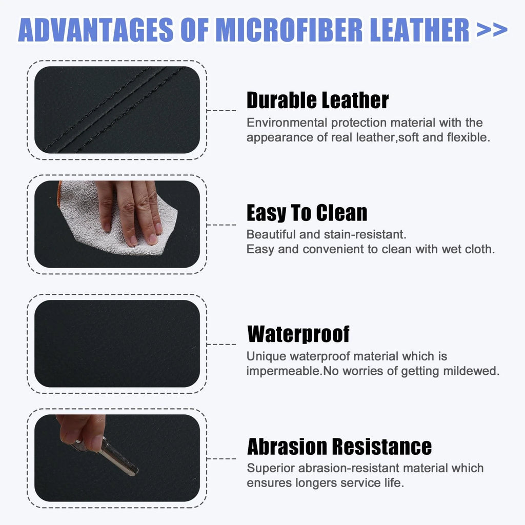Center Console Front Door Armrest Cover Pad for Honda Pilot (2009–2015)