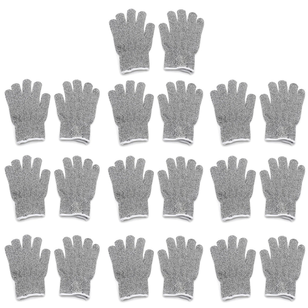 10 Pair Cut Resistant Gloves Level 5 Protection for Kitchen Use