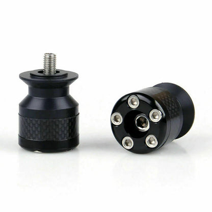 CNC Carbon Fiber 8mm Swingarm Sliders Spools for Universal Motorcycle