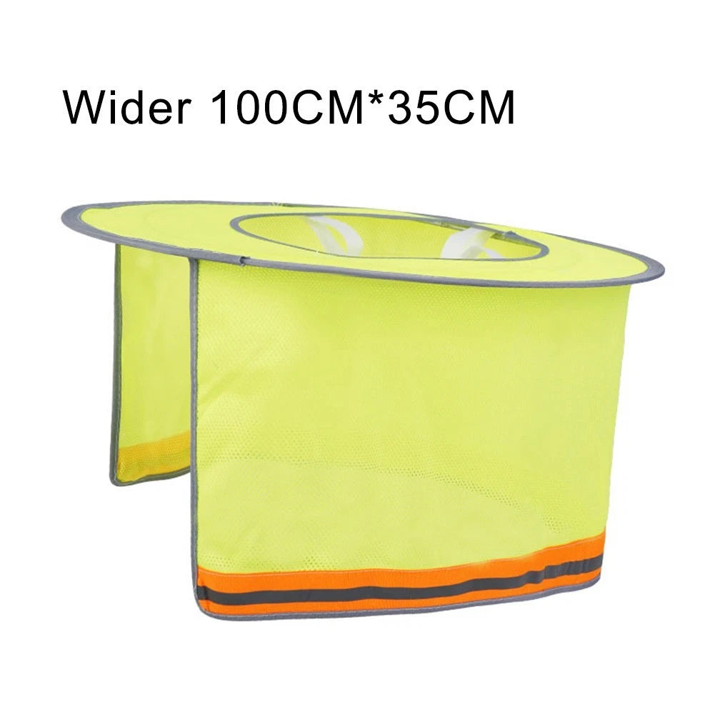 Breathable Sunshade for Safety Helmet (Summer Protection)
