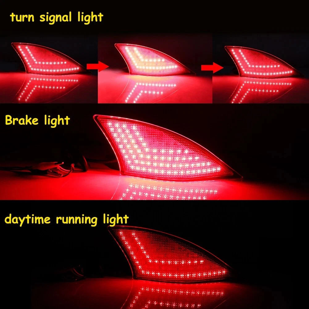 LED Rear Bumper Braking Reflector Light for Lexus IS Series (2014–2020)