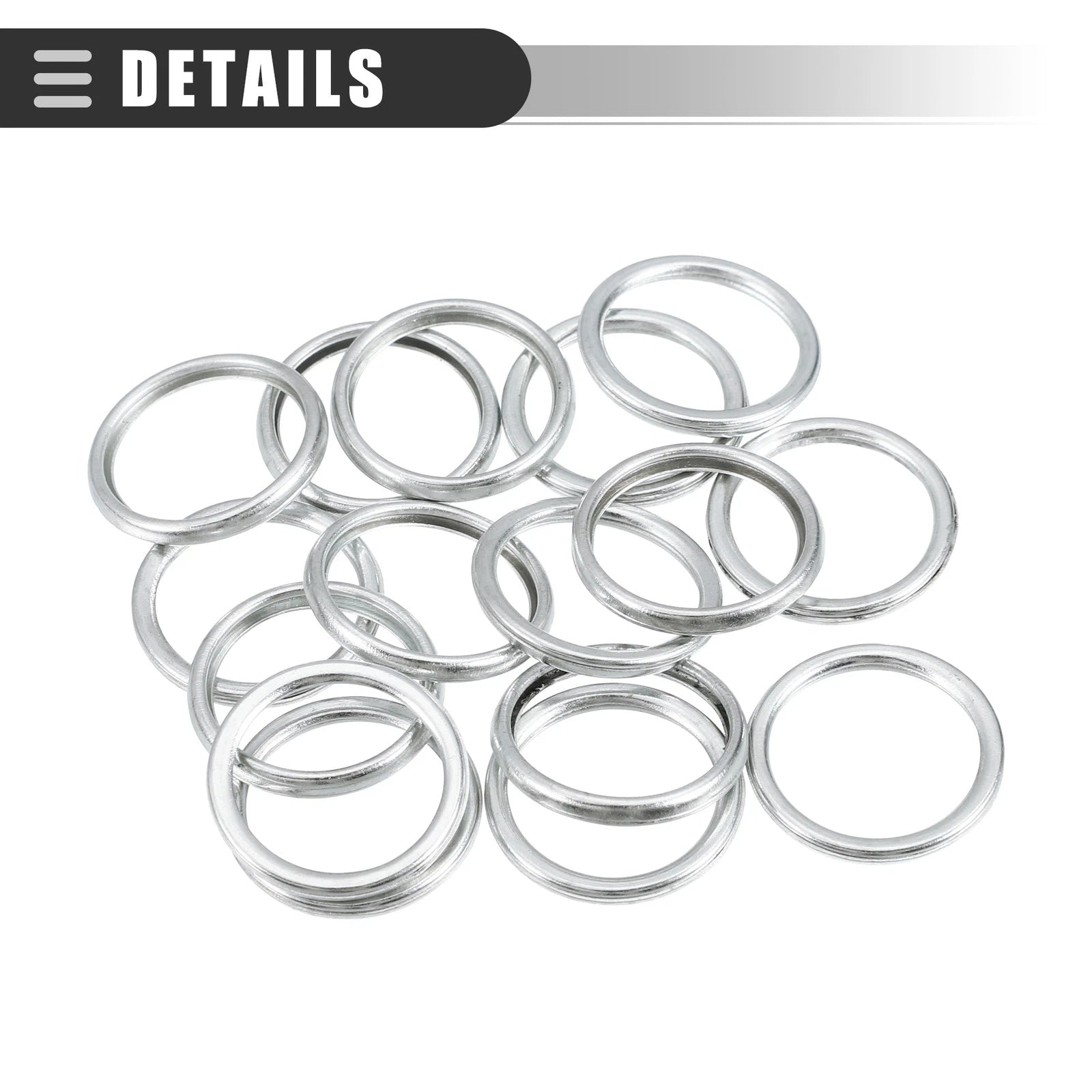 Oil Drain Plug Gasket Set 16pcs Replacement for Subaru BRZ (2013–2020)