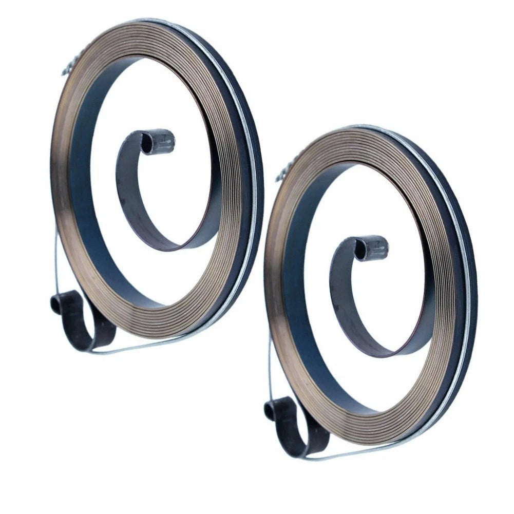 Recoil Starter Spring Set of 2 for Chainsaw (Improved Performance)