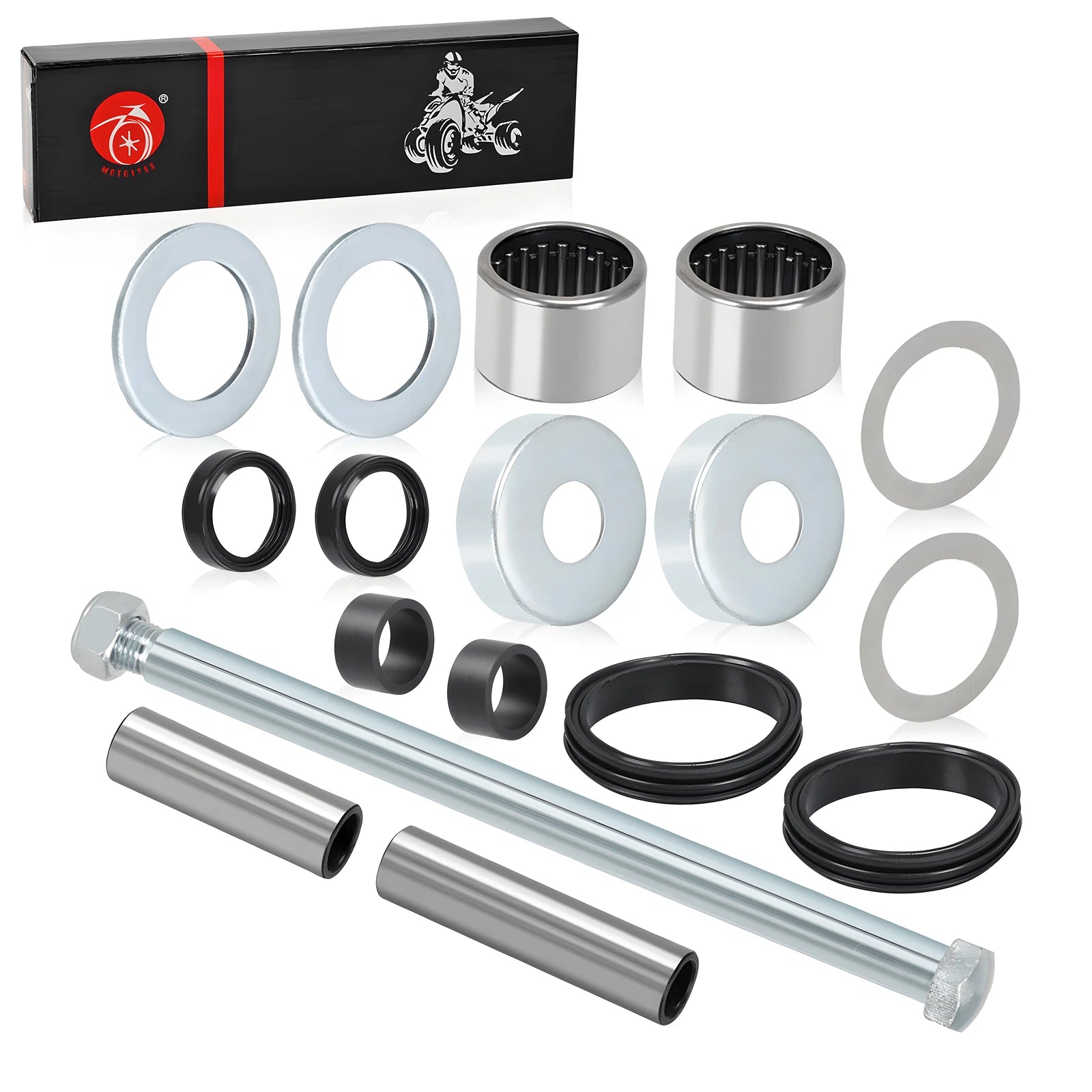 Rear Swing Arm Pivot Bolt Bearing Seal Kit for Yamaha Blaster YFS200 (1988–2006)
