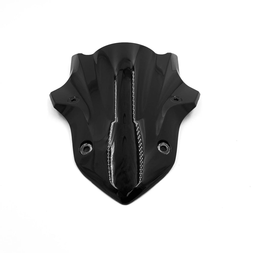 Black Double Bubble Windscreen for Kawasaki Z900 (2017–2019)