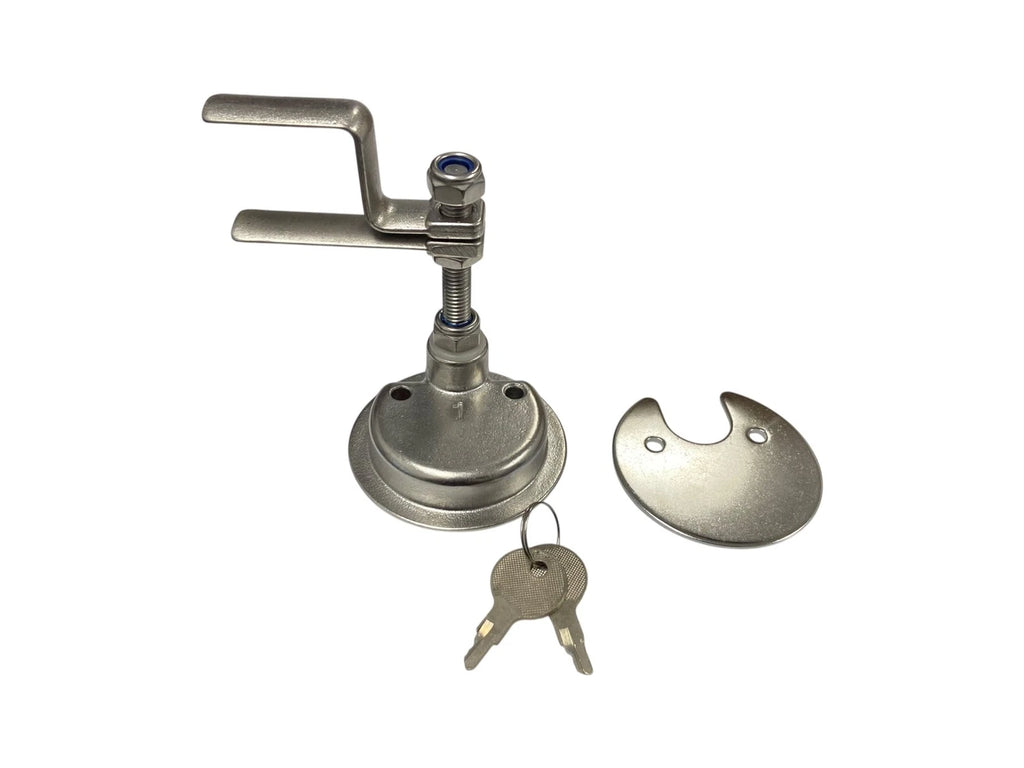 Marine Latch Face with Lock Kit for (2 7/16" Cutout)