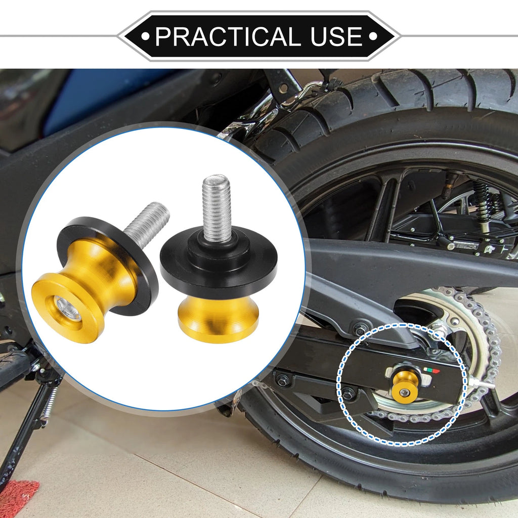 Motorbike Swingarm Spools Pair 8mm Replacement for Universal Model (2000–2025)