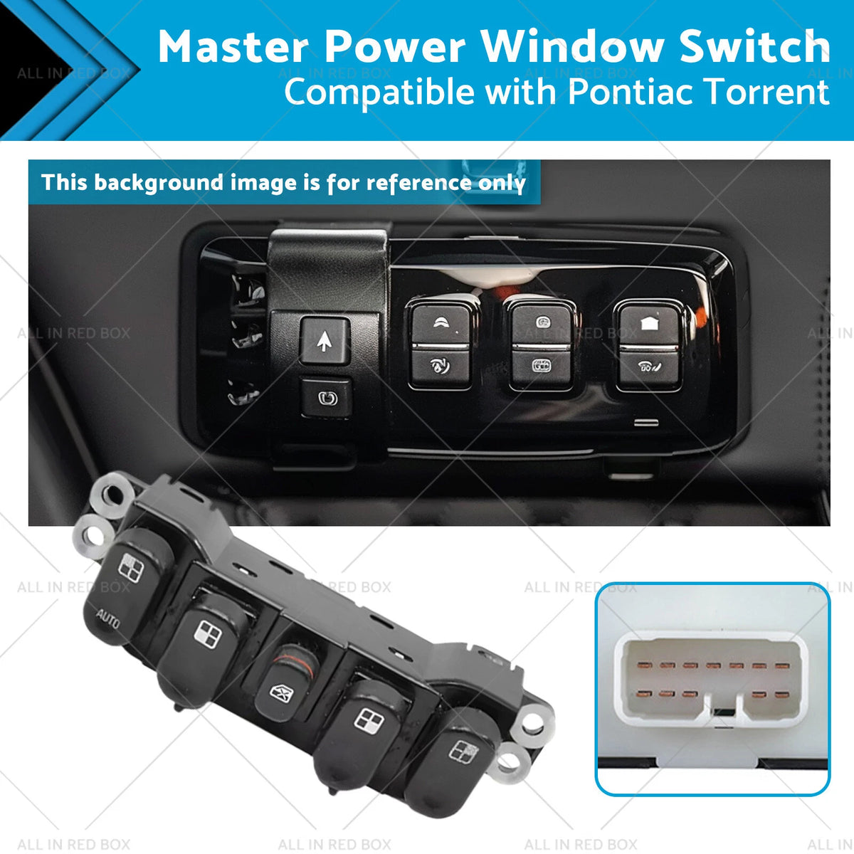 Master Power Window Switch for Pontiac Torrent (2006–2009) 22723794 1S13640