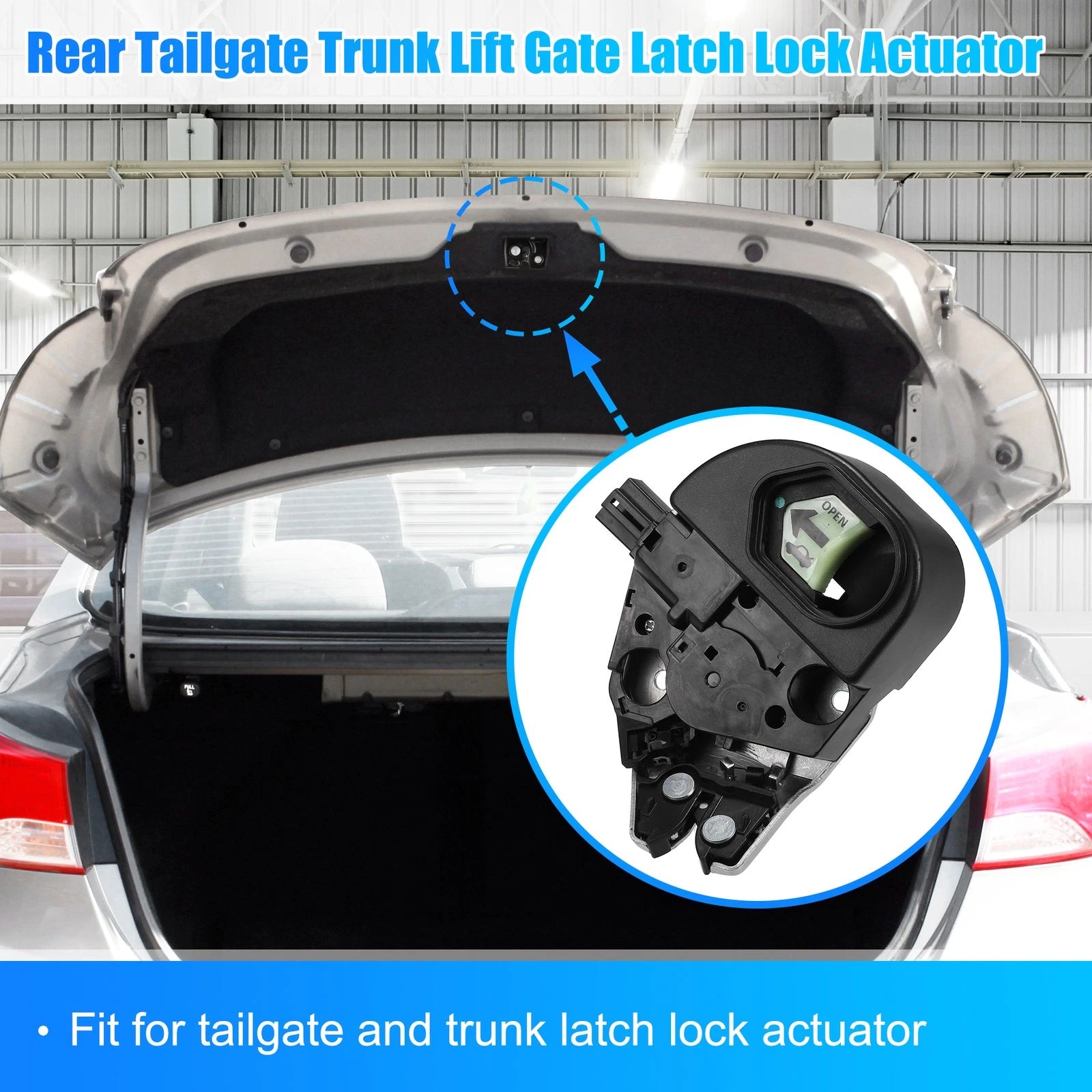 Tailgate Latch Lock Actuator Replacement for Honda Accord (2008–2012)