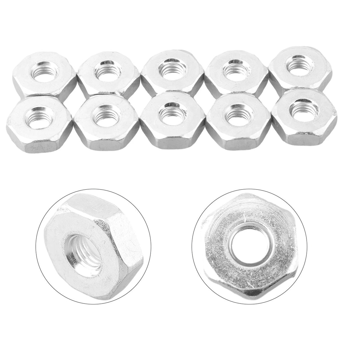 Bar Nuts for Chainsaw (OD 19mm, 1.25cm Thread Pitch)