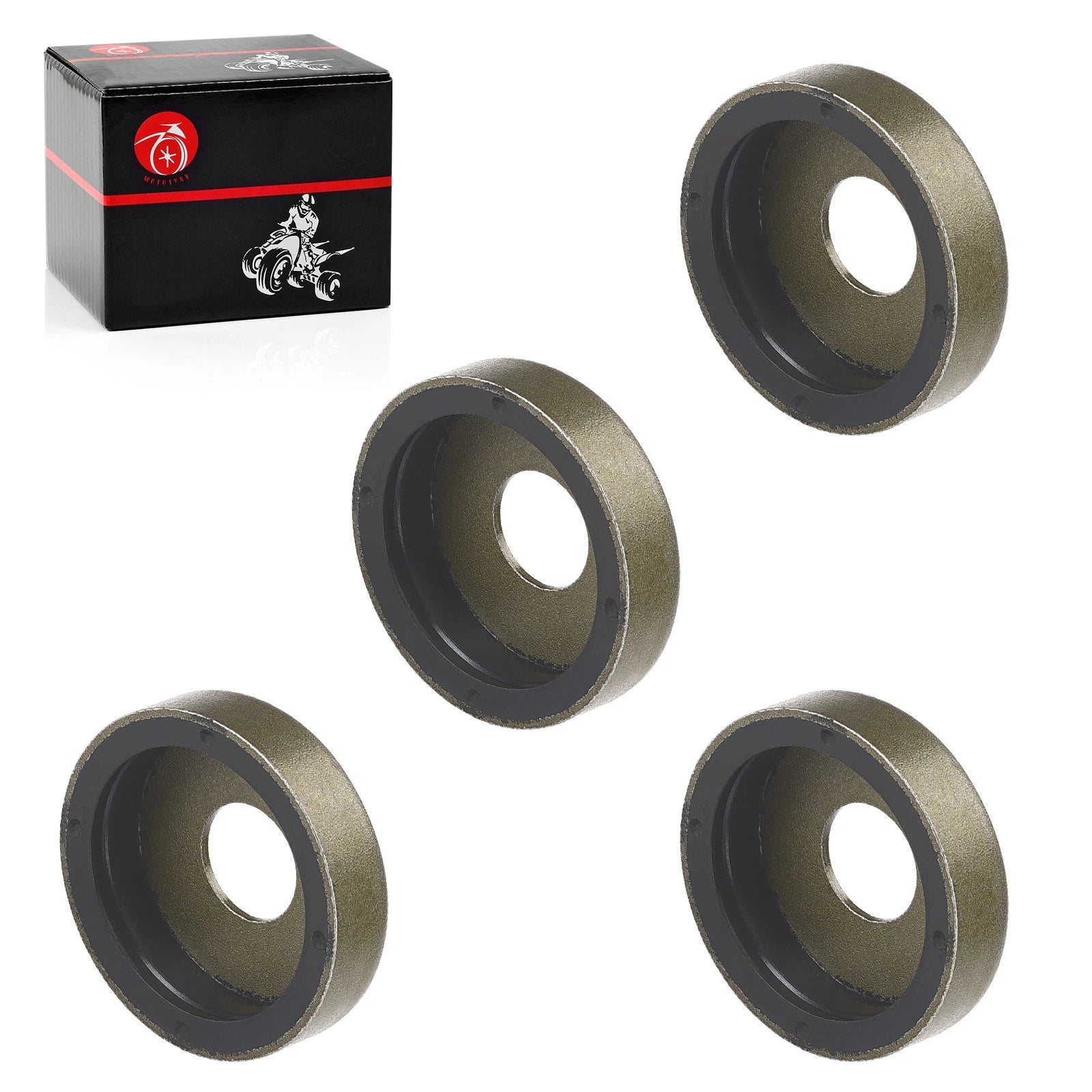 Set of 4 Front A-Arm Bushing Rubber Cap 0451762 for Polaris Phoenix 200 (2005–2021)