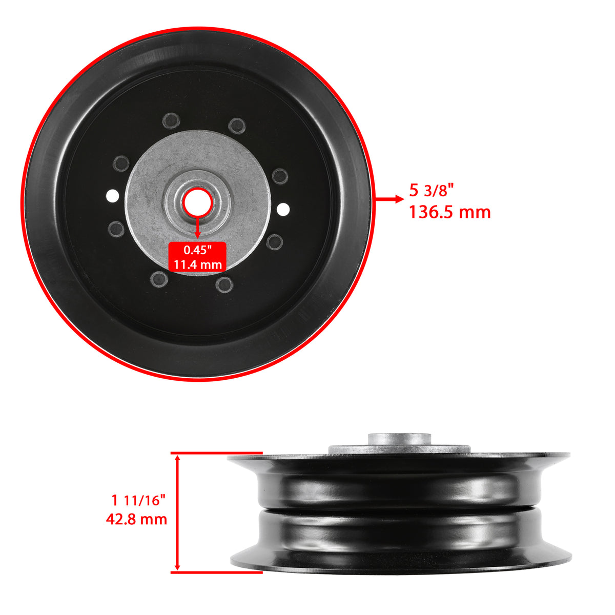 Spindle Pulley Blade Belt Kit Replacement for Husqvarna GTH3052TDF (2021–2022)