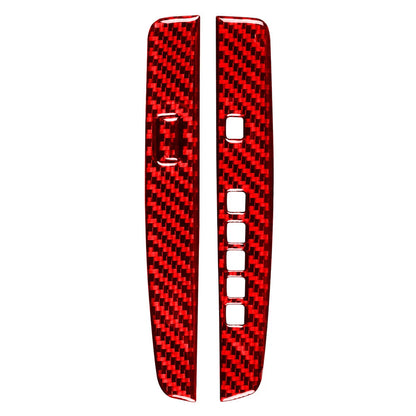 Red Carbon Fiber Gear Shift Cover Trim for Honda Accord (2013–2017) RHD