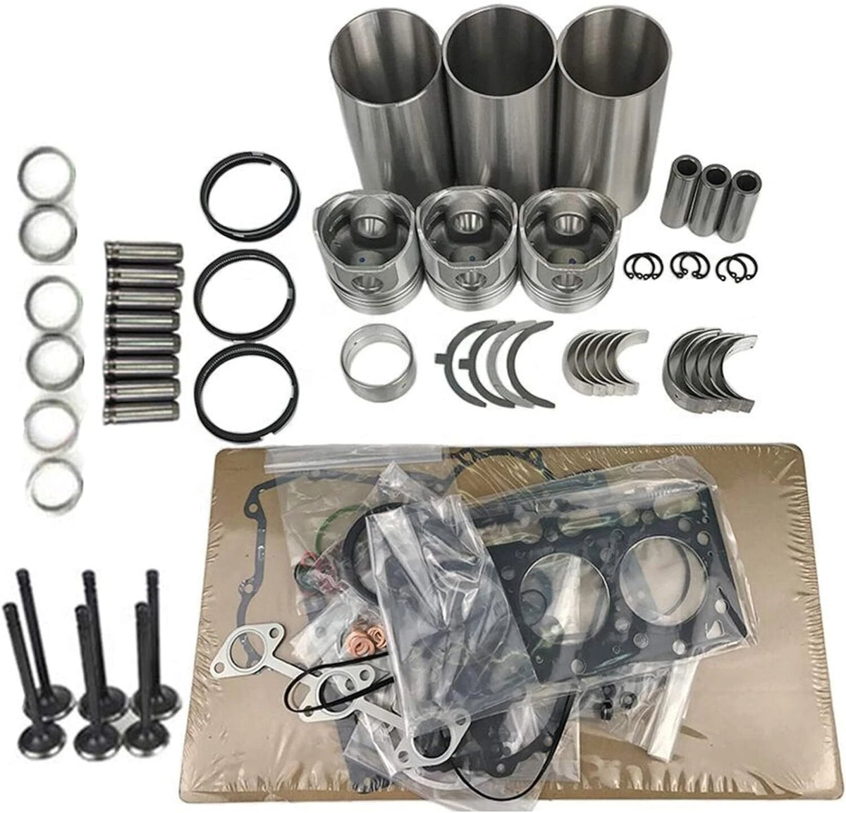 Rebuild Kit for Yanmar 3TNV76 Engine Caterpillar 301.7D CR (2010–2015)