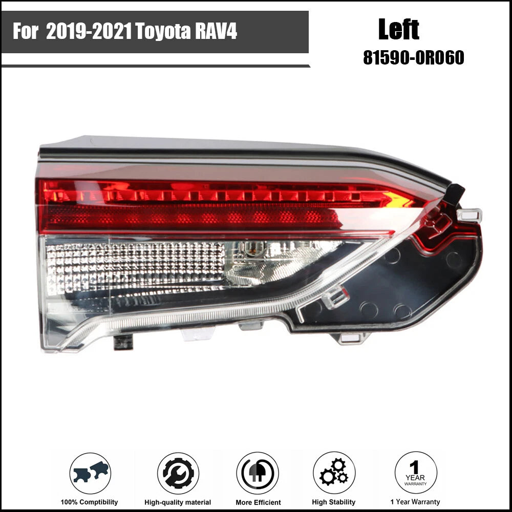 Taillight Assembly for Toyota RAV4 (2019–2021) Left Driver Inner Side