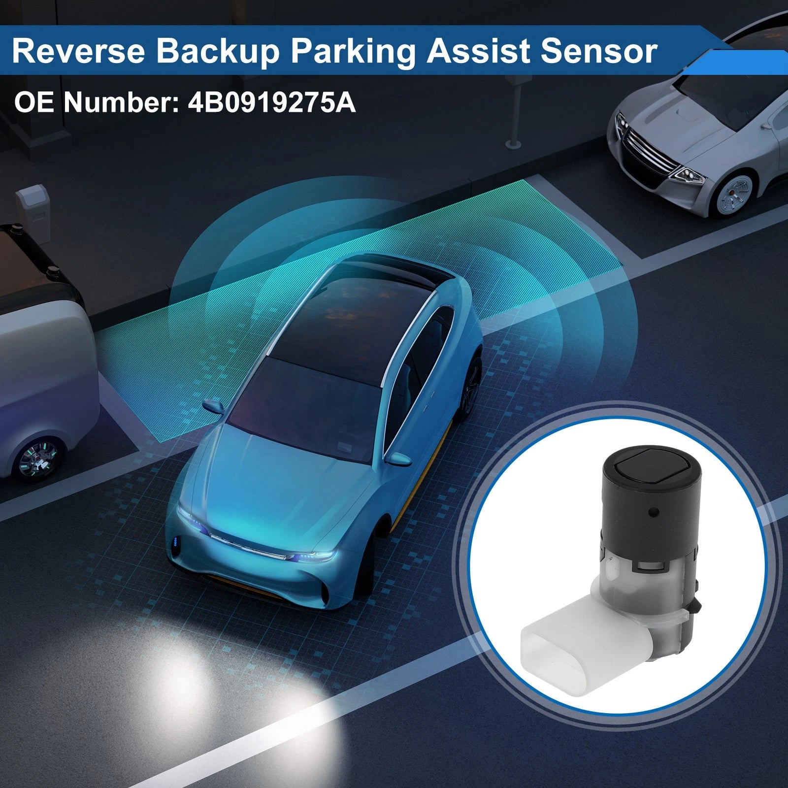 Reverse Backup Parking Sensor for Audi S4 Cabriolet (2004–2006) 4B0919275A
