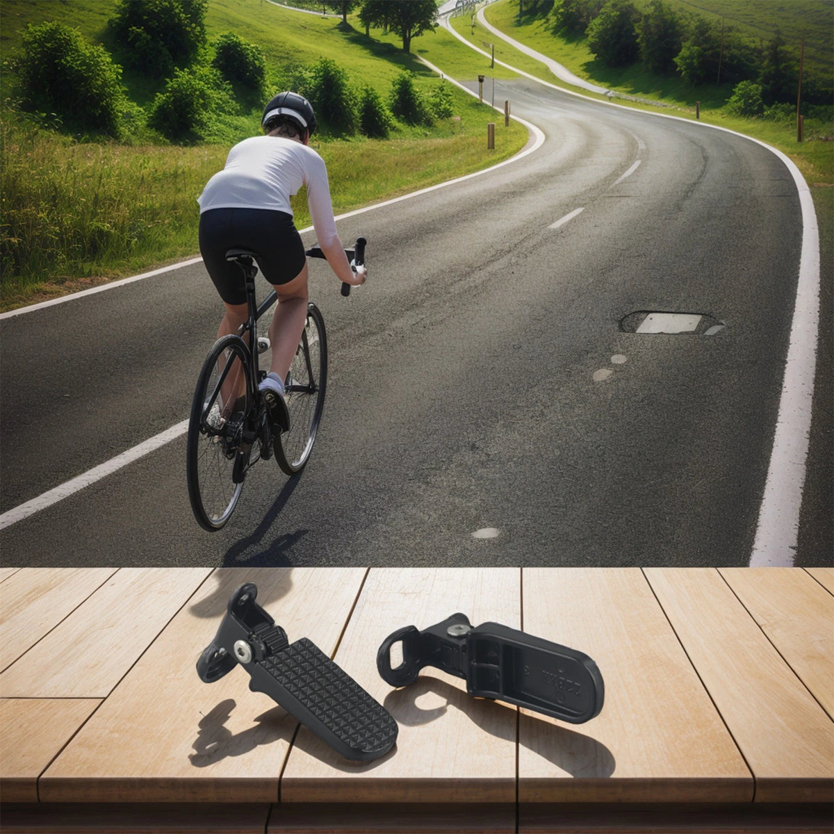 Foldable Rear Footrest Peg for Electric Bike (2019–2023)