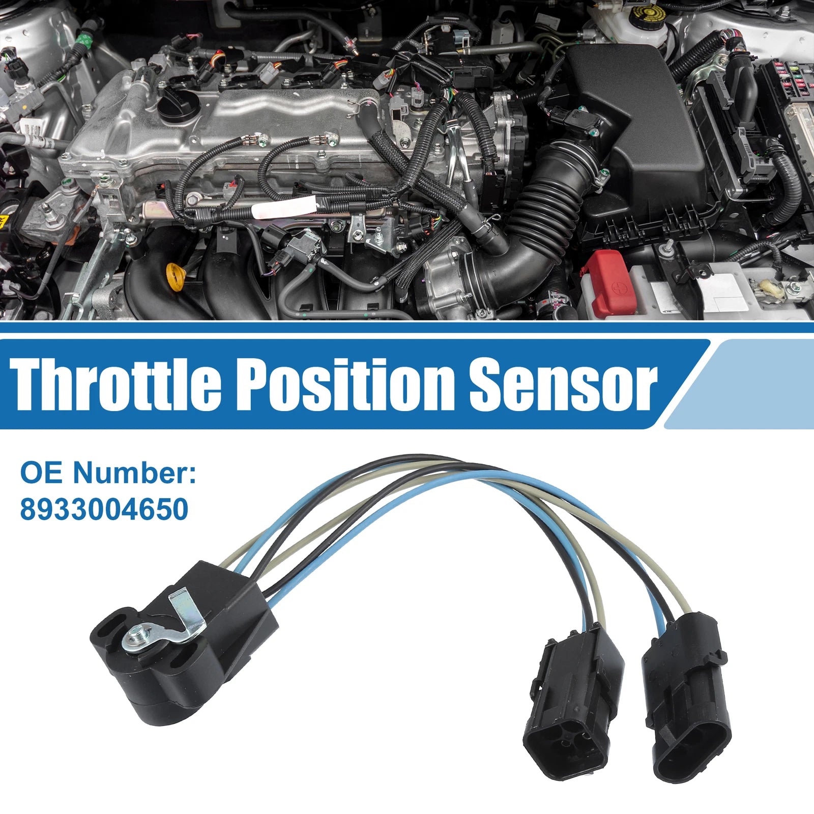 Throttle Position Sensor No. 8933004650 for Jeep Cherokee (1987–1990)