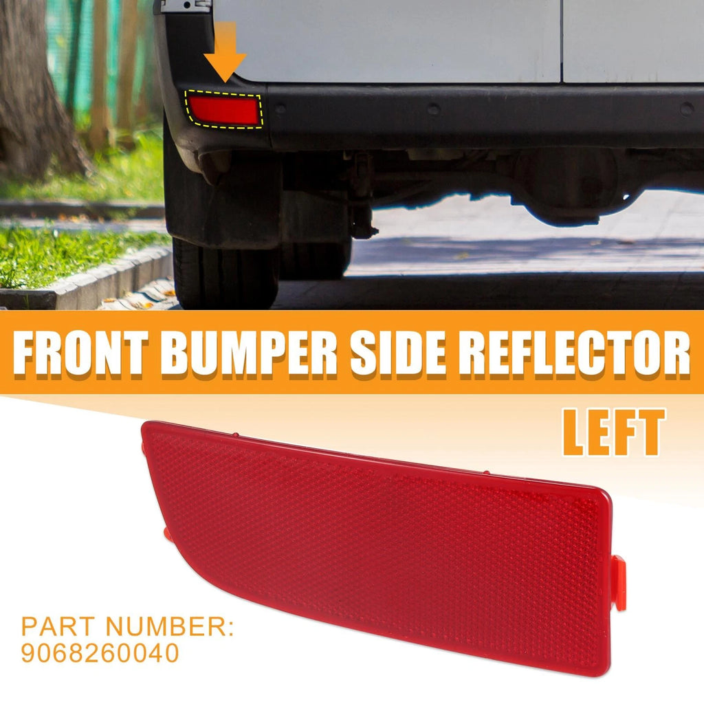 Front Left Bumper Reflector Replacement for Mercedes-Benz Sprinter 250 350 (2006–2016)
