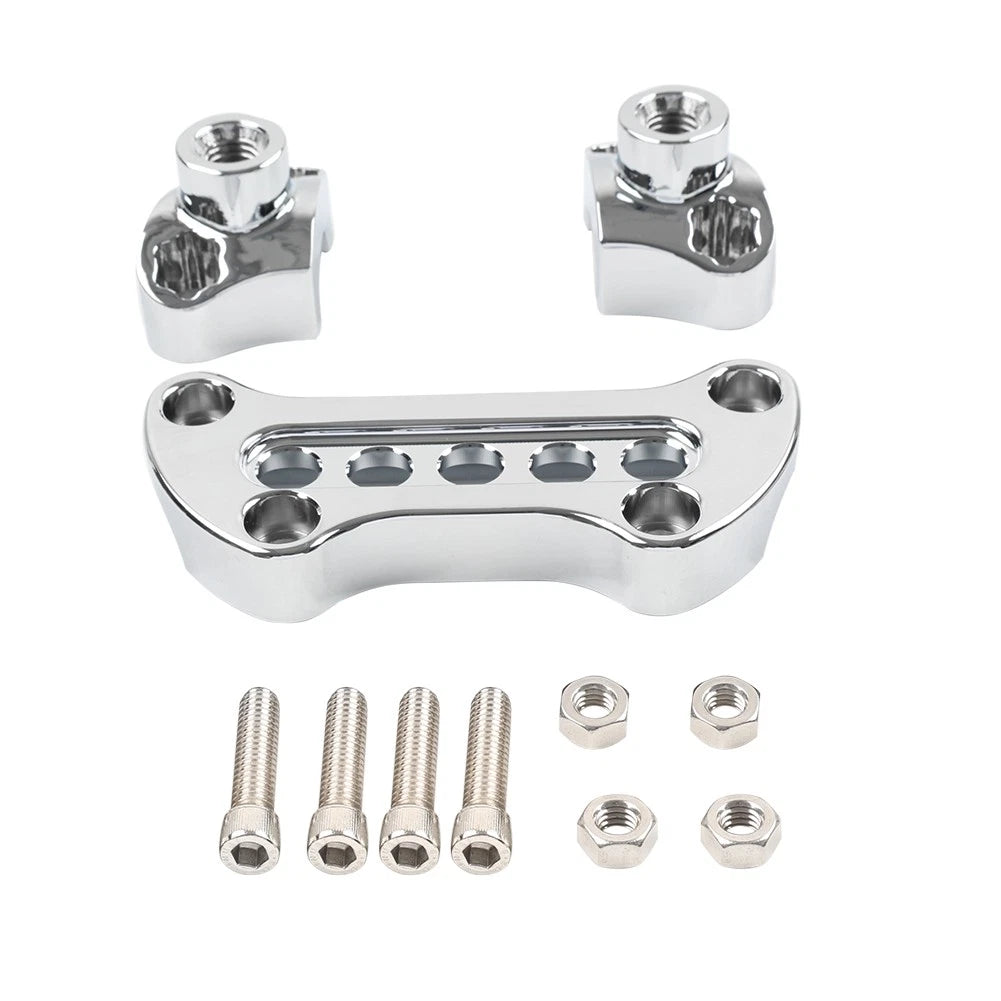 1.5" Handlebar Riser & Top Clamp for Harley Dyna Touring Road Glide