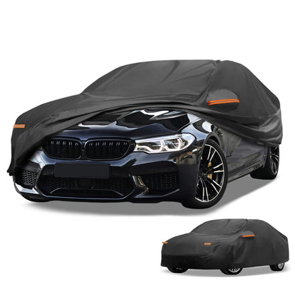 Waterproof Car Cover All Weather for BMW 2 Series Sedan Black (2014–2021)