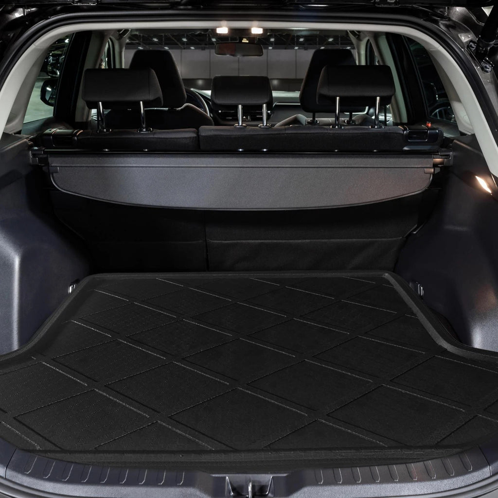 Cargo Trunk Tray Cargo Liner Rear Trunk Floor Mat for Toyota RAV4 (2009–2012)