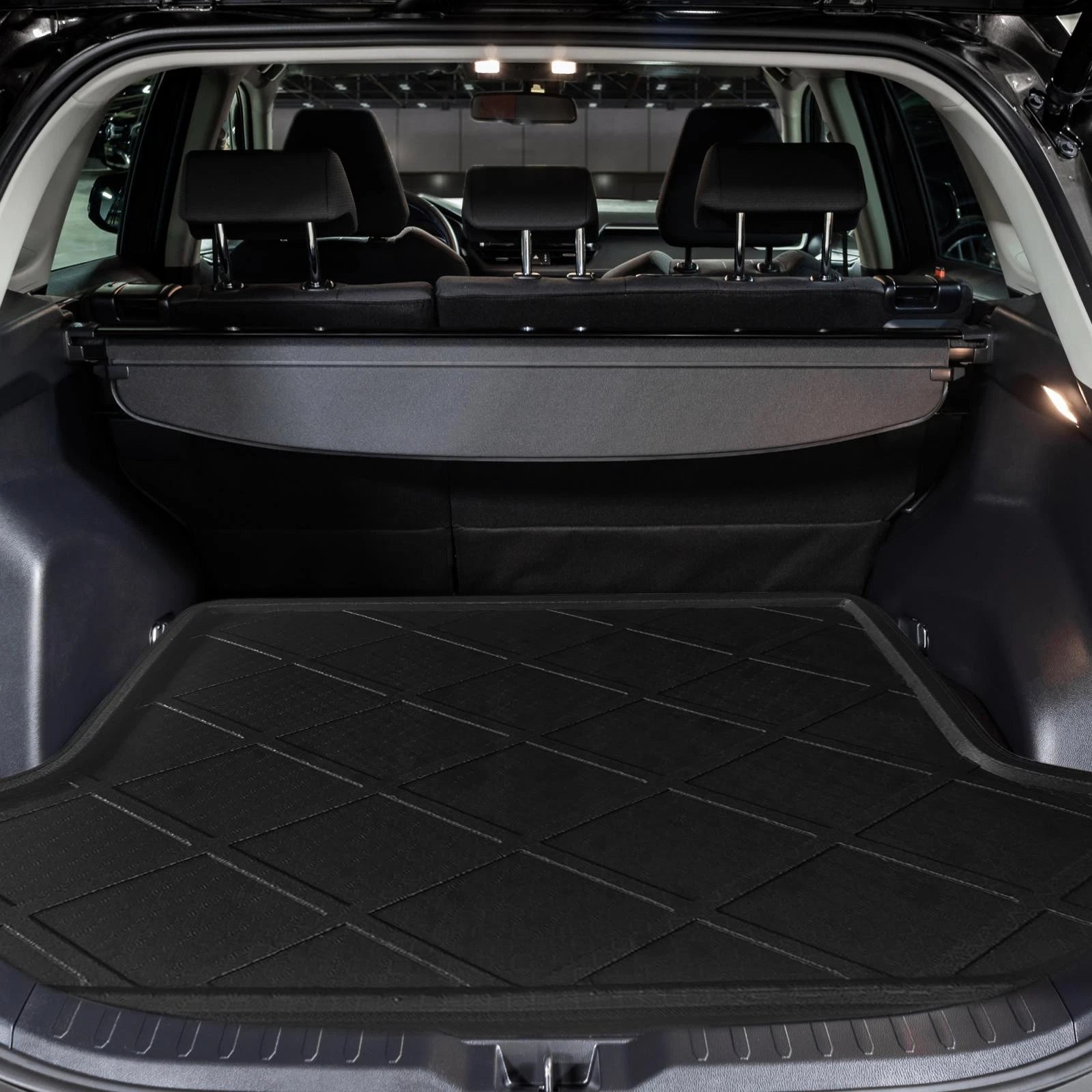 Cargo Trunk Tray Cargo Liner Rear Trunk Floor Mat for Toyota RAV4 (2009–2012)