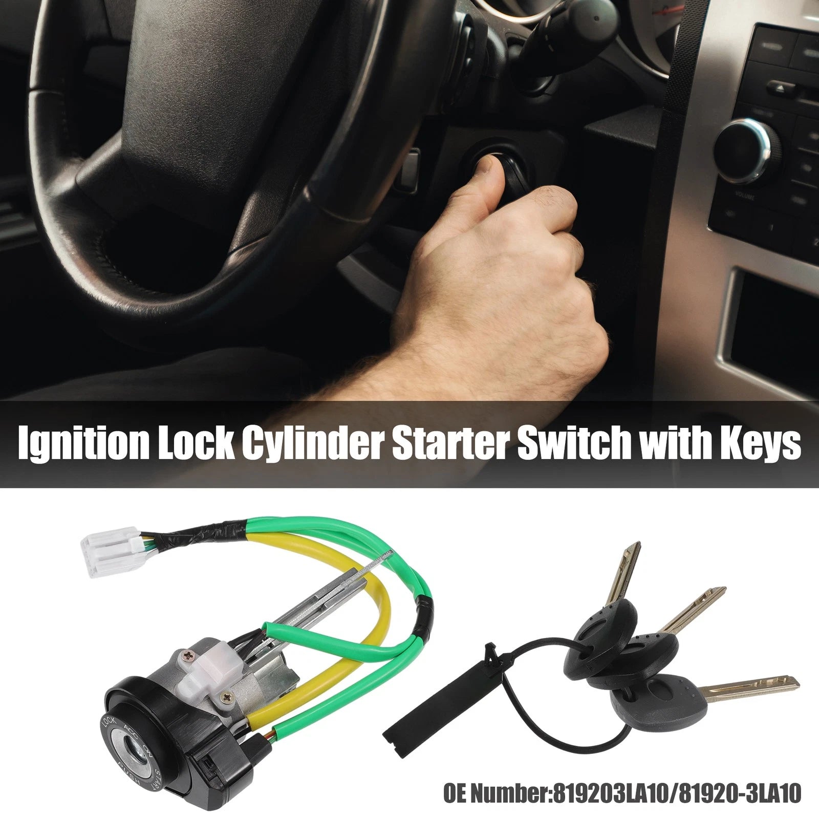 Ignition Lock Cylinder Switch with Keys for Hyundai Azera 2008–2008