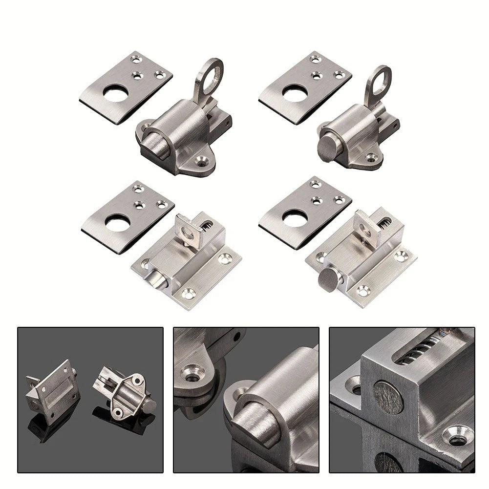 Lock Spring Latch for Portable Security Applications