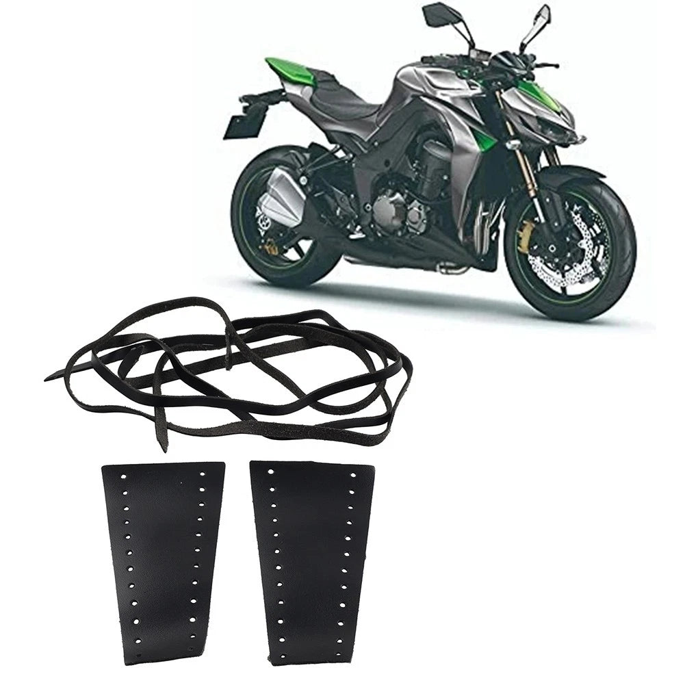 Black Motorcycle Brake Clutch Levers Cover Protector Leather Cover For Harley