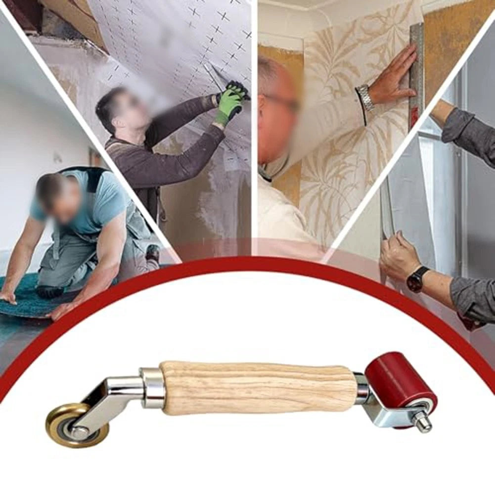 Professional Roofing Seam Roller Kit 40mm Body Roller and 30mm Brass Tip Roller